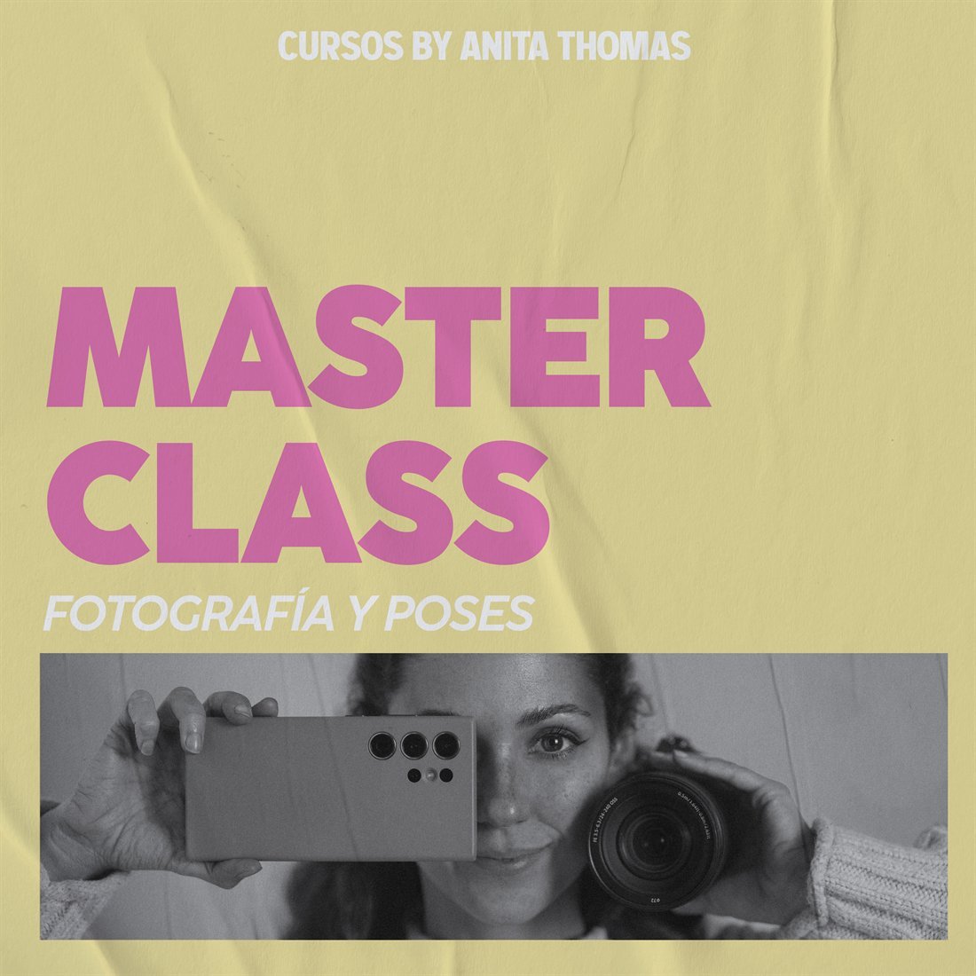 Portada de las masterclass de fotografía y poses